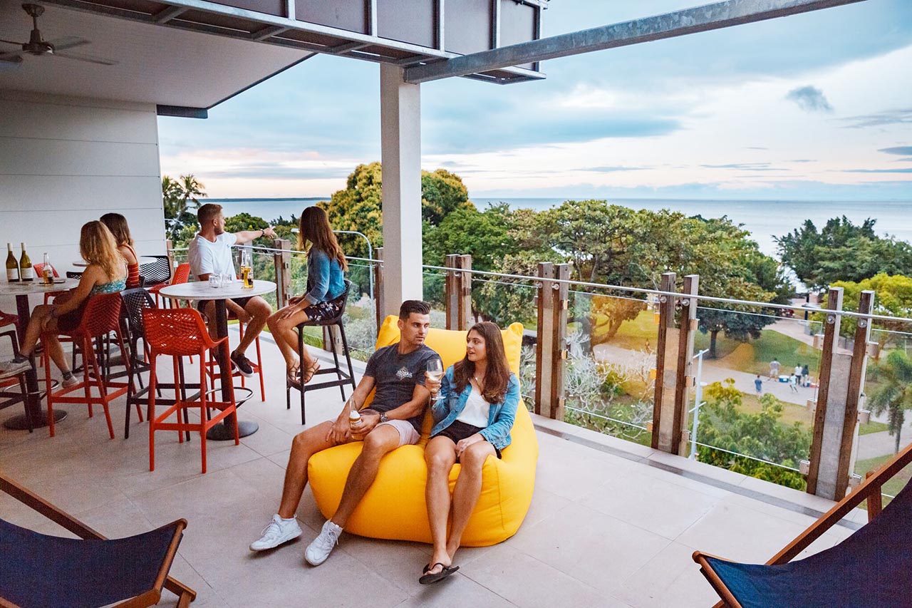 Global Backpackers Cairns Deck